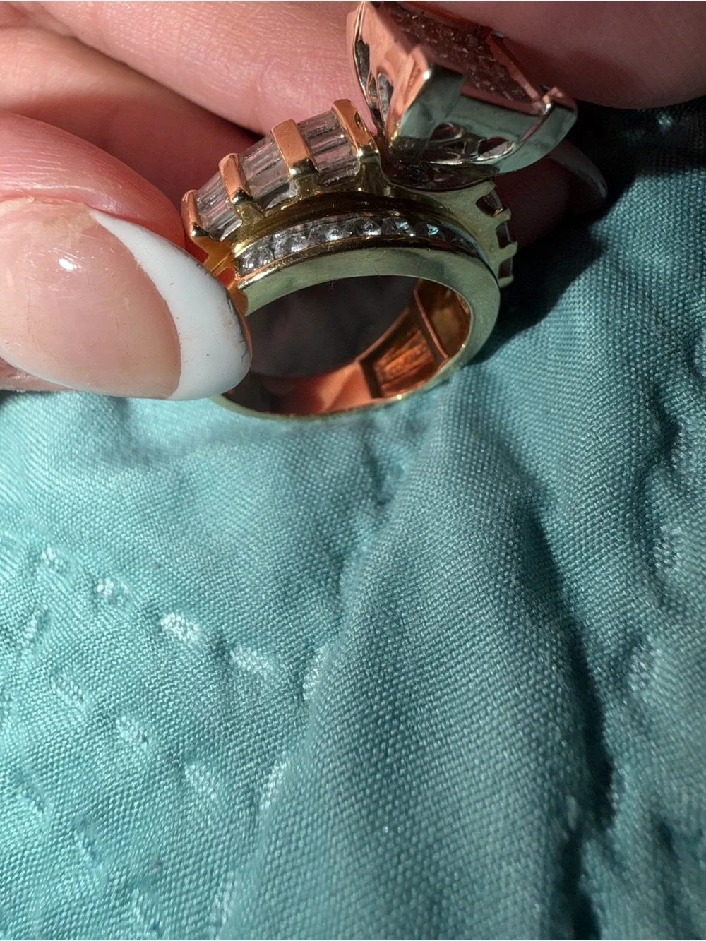 Gold Tone 14k 2TCW - Yellow Gold wedding ring